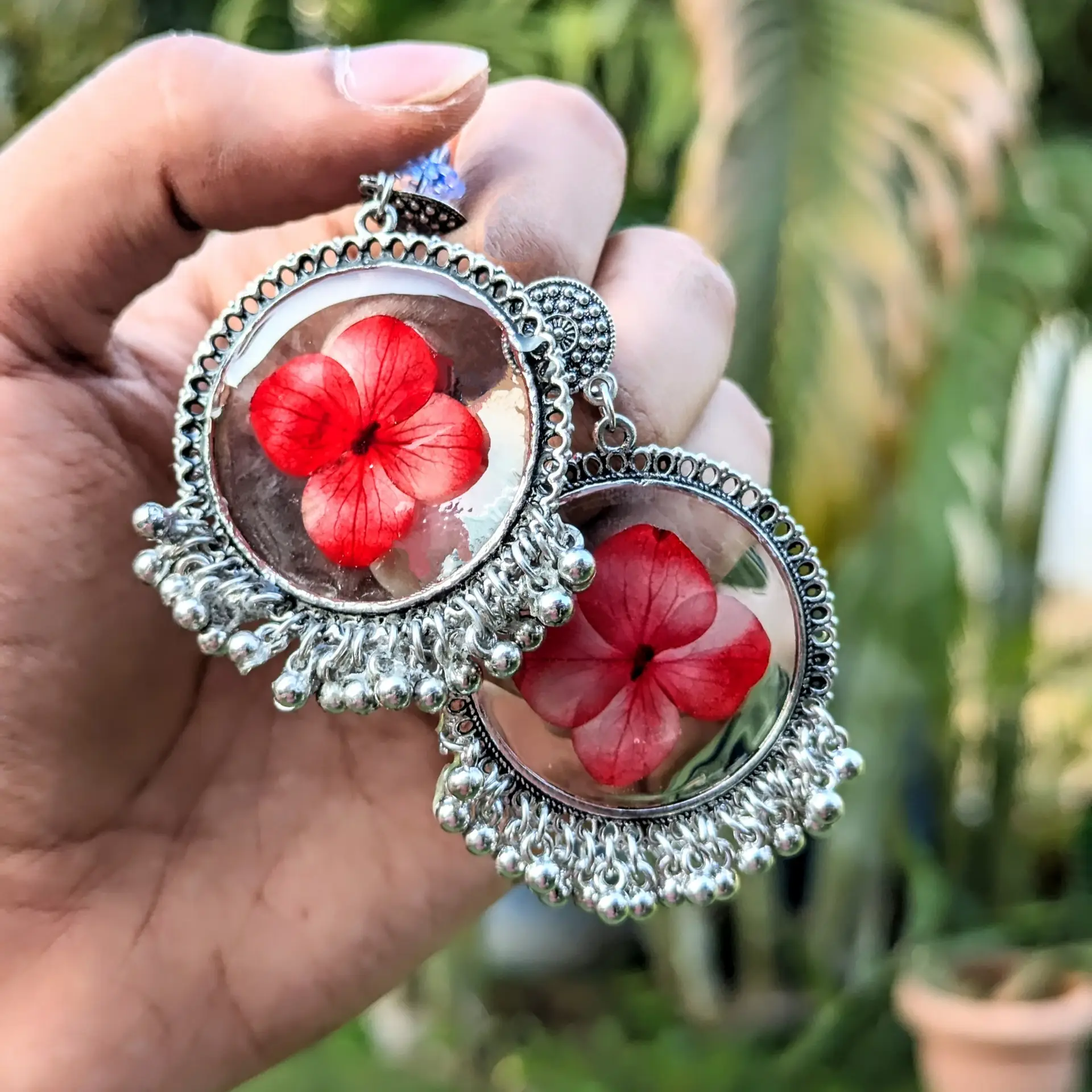 Scarlet Bloom Earrings